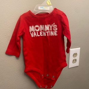 Mommy’s Valentine Infant Onsie